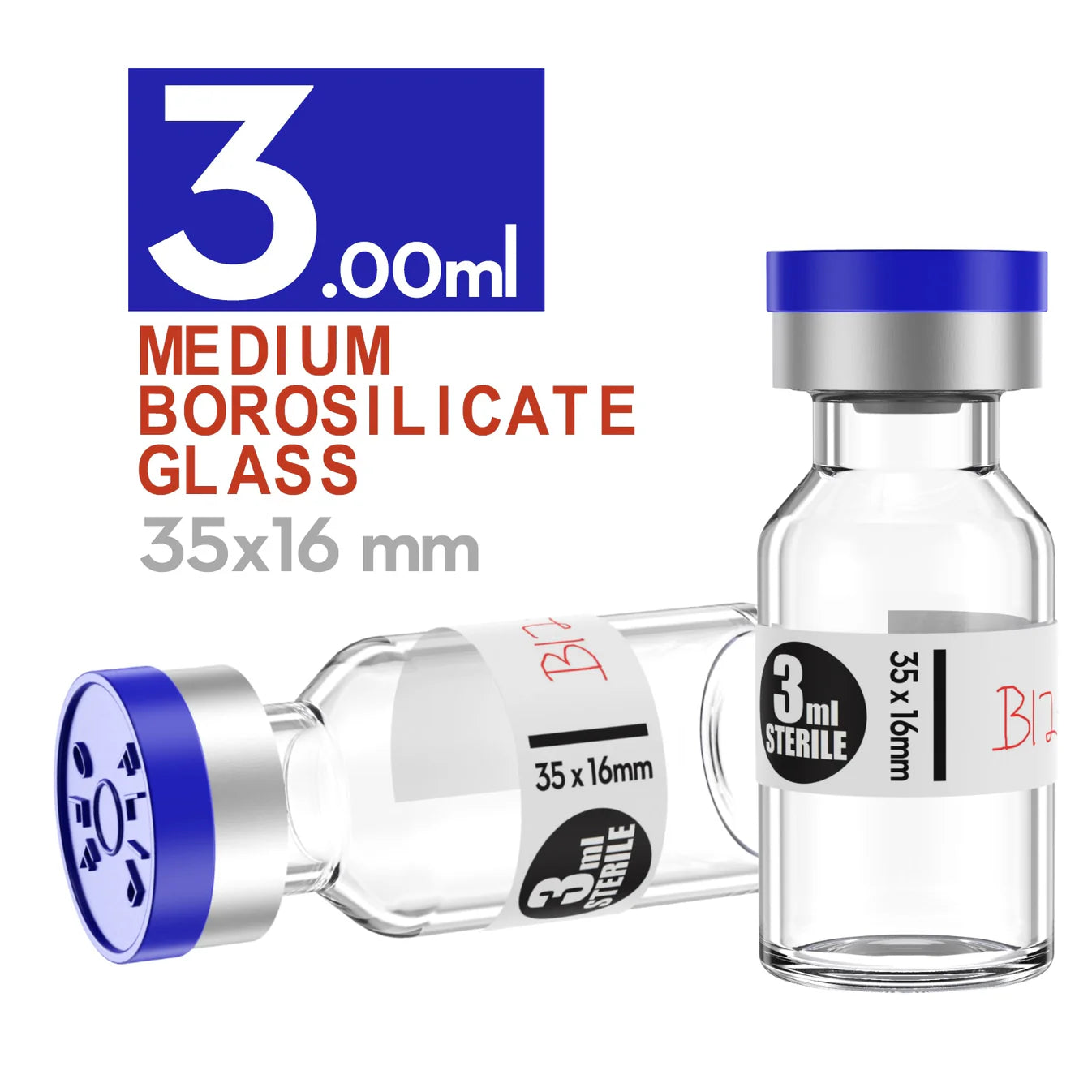 3ml Sterile Empty Vial