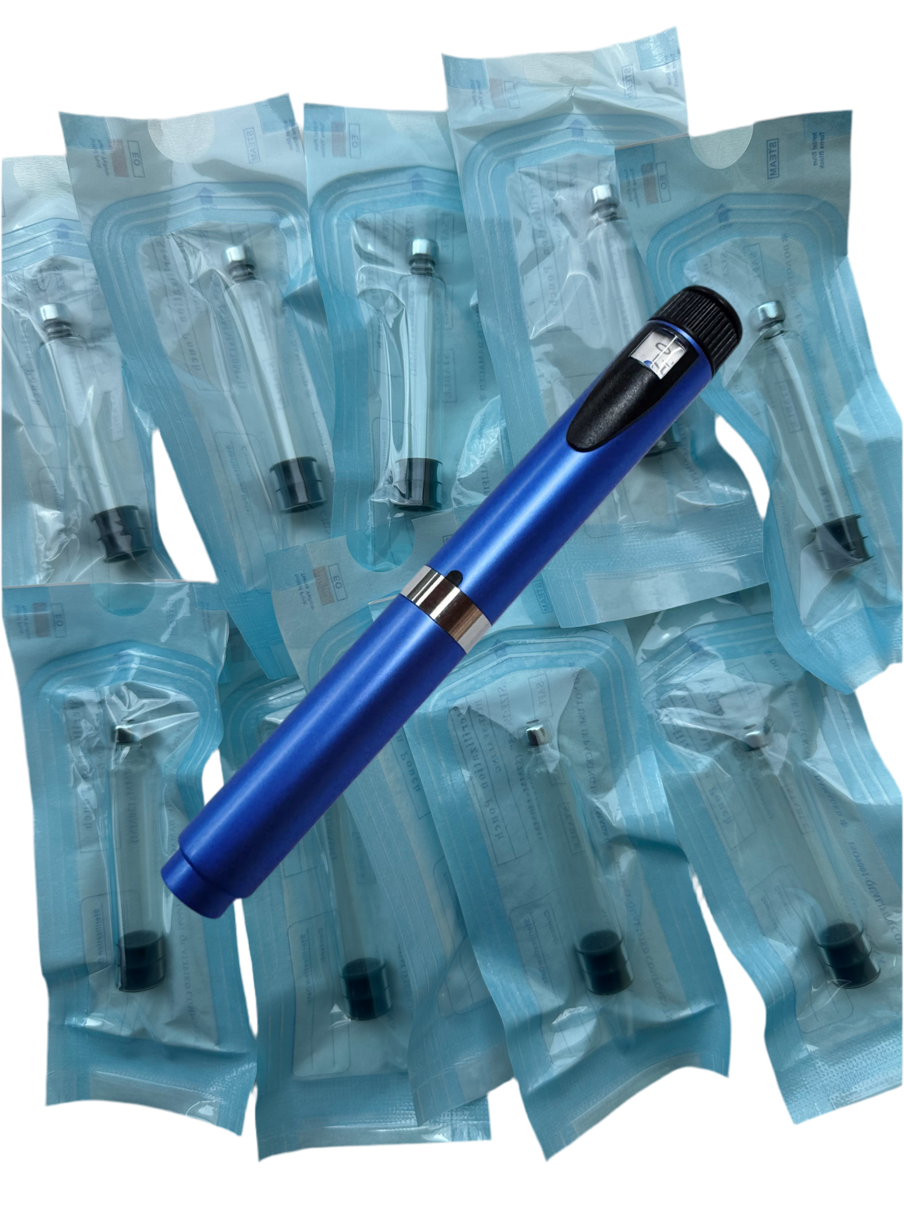 Reusable V2 Peptide Pen and 10-Pack Pen Cartridge Bundle