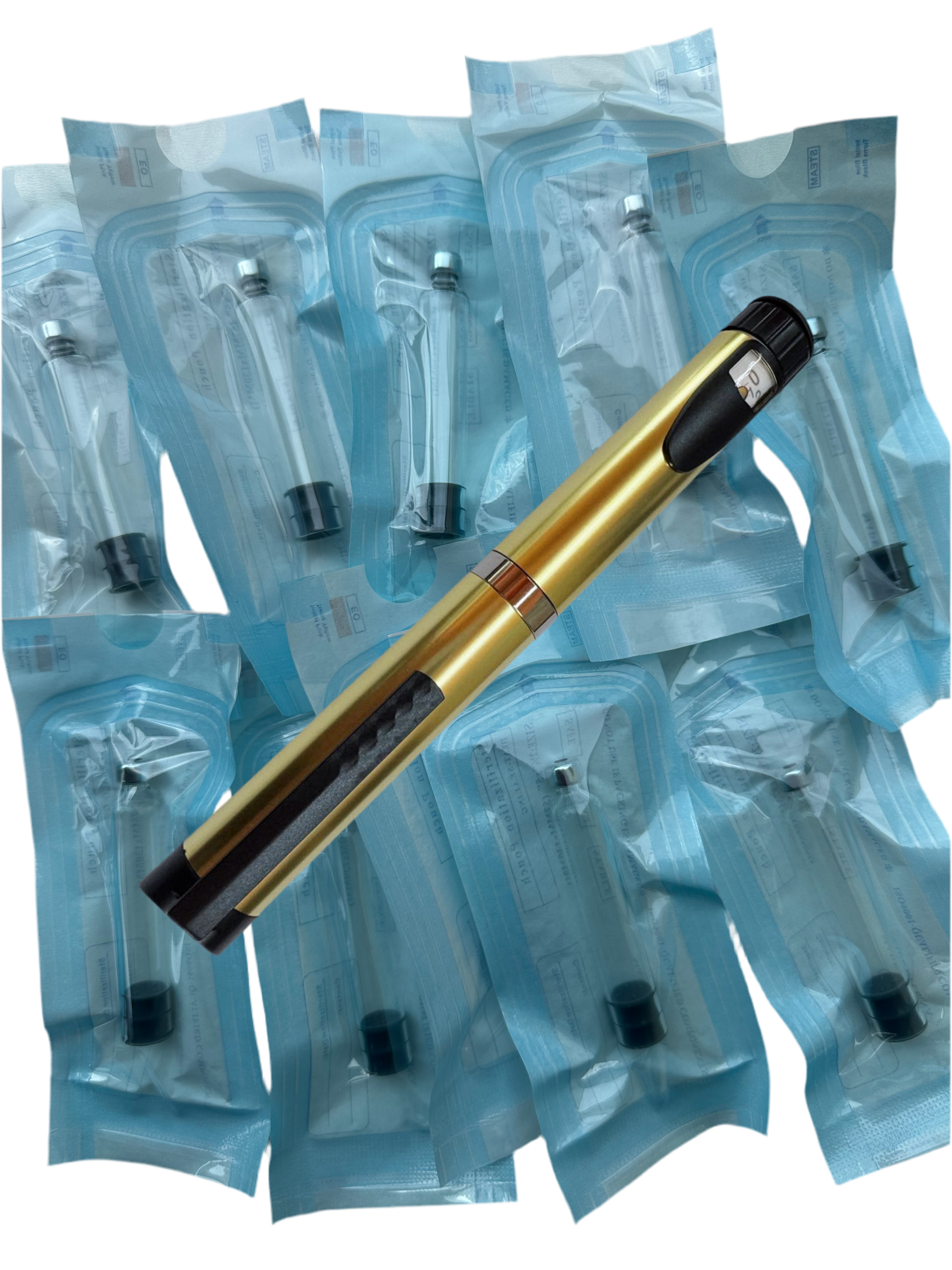 Reusable V3 Peptide Pen and 10-Pack Pen Cartridge Bundle