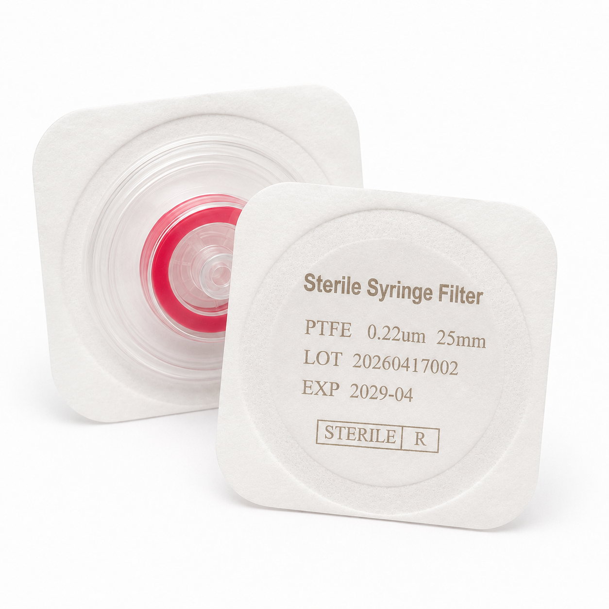 PTFE 0.22μm 25mm Sterile Syringe Filter