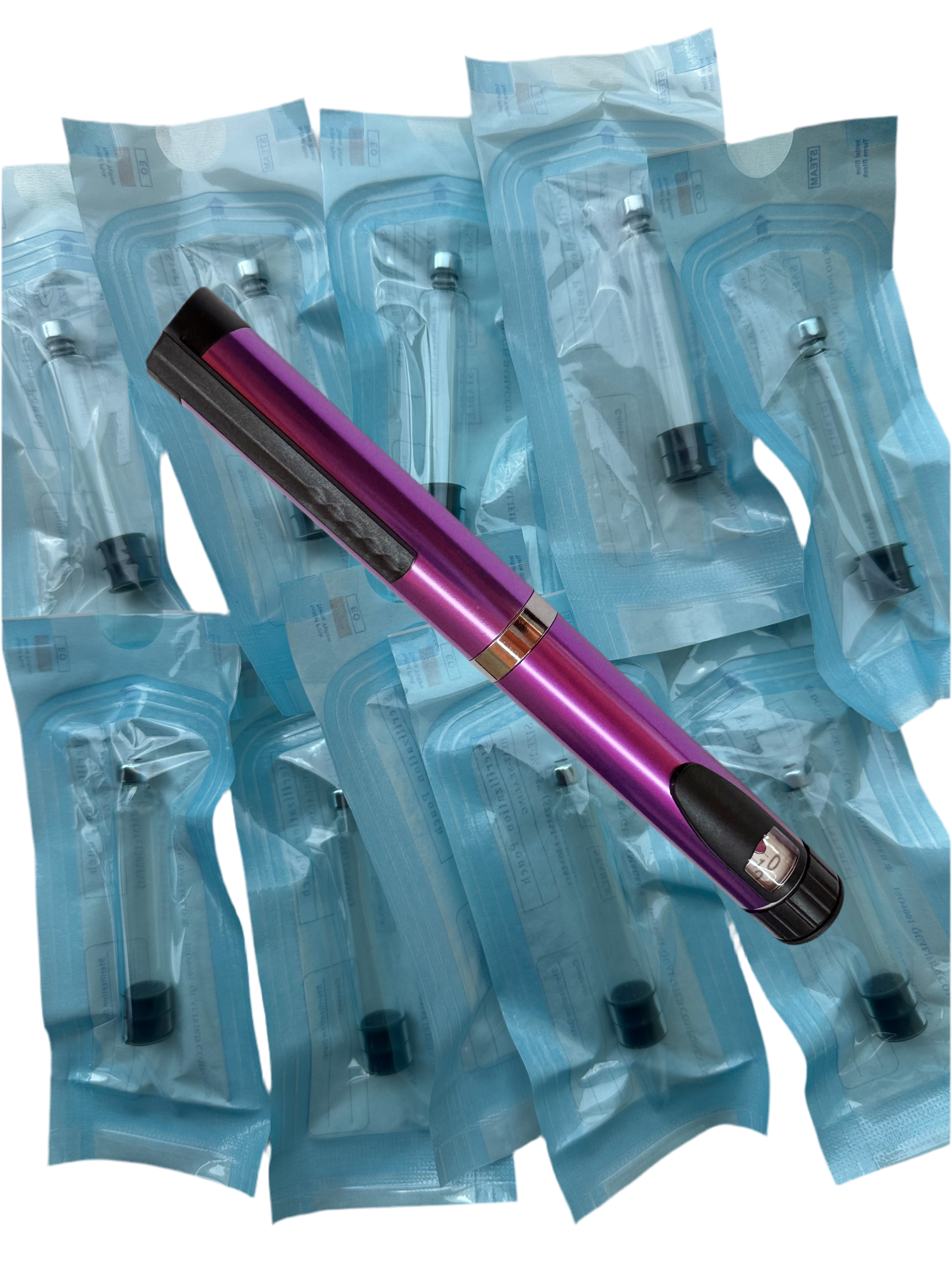 Reusable V3 Peptide Pen and 10-Pack Pen Cartridge Bundle